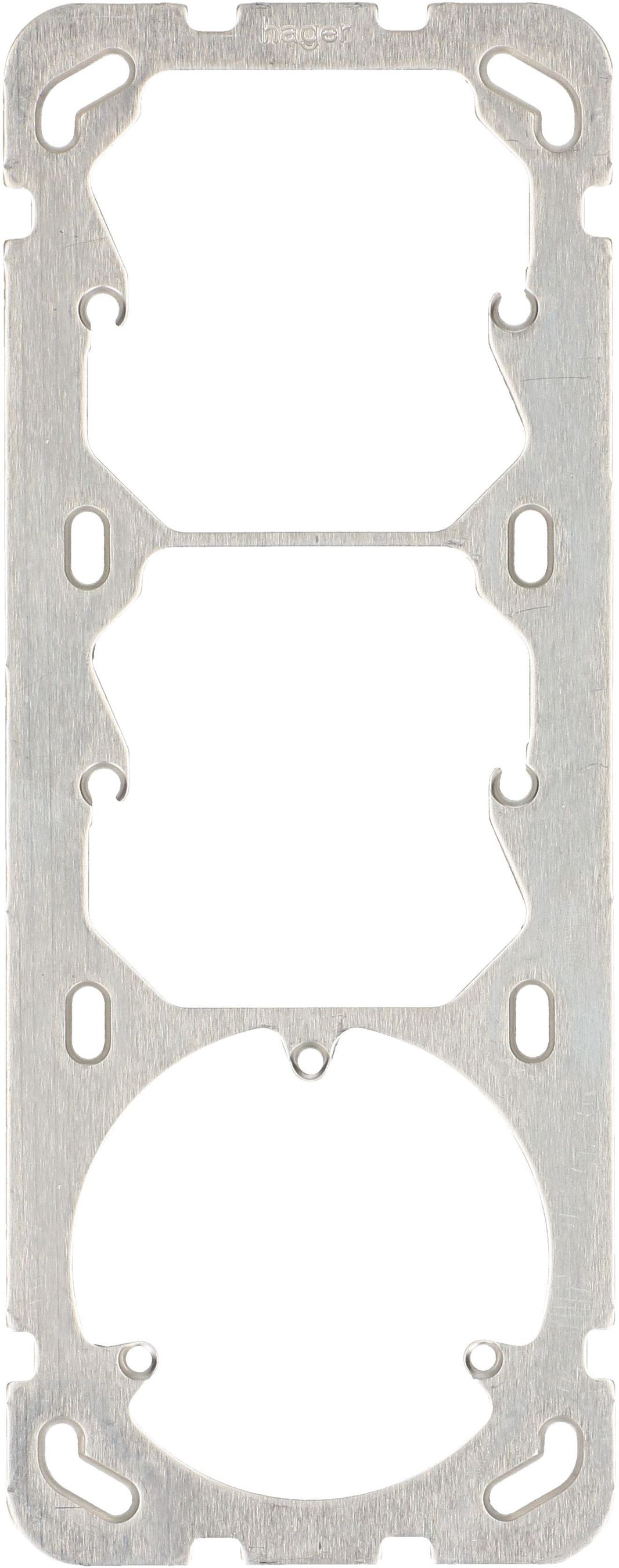 Befestigungsplatte Gr.3x1 mit 3-Punkt Befestigung Kallysto