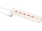 Steckdosenleiste Multi-Switch 5x Typ 13 2xUSB-C 1xUSB-A PD 20W ws