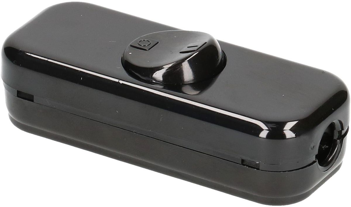 Schnurschalter 2polig AUS 10A schwarz