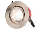 LED-Einbauspot SOLVO Nickel gebürstet 3000K 750lm 38°