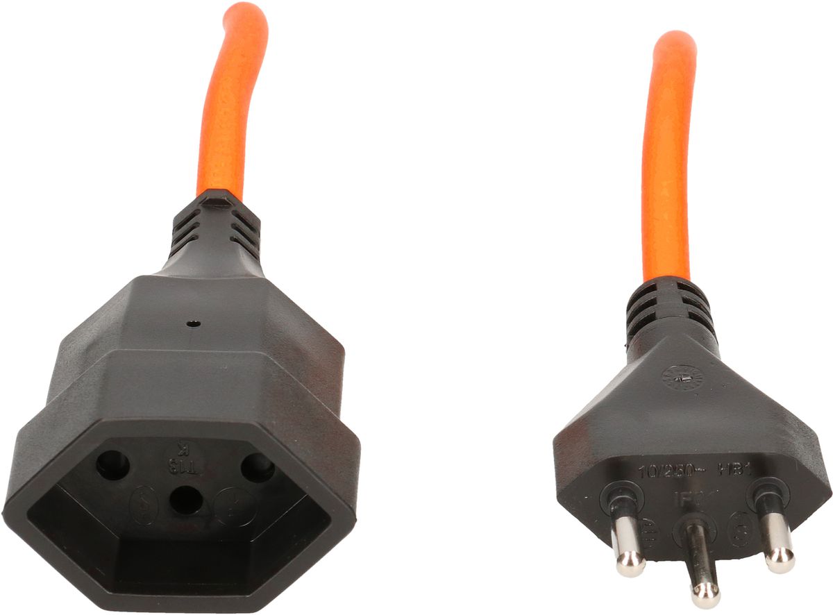Rallonge TD3x1mm2 orange L=3m