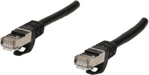 câble patch Cat. 6 SF/UTP 1m noir