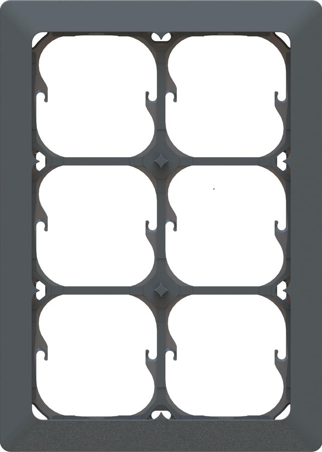 linea di testa INC 3x2 perpendicolare priamos antracite