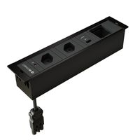 BOX4 - 2 X SOCKET + 1 USB A/C + 1 X EMPTY MODULE