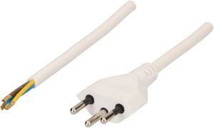 Cable cordset H05VV-F3G1,5mm white