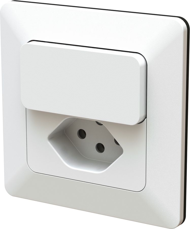 piccolo combi. pulsante NA/NC / tipo 13 INC BS priamos bianco