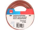 Lautsprecherkabel 2x0.5mm² transparent