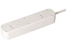 multipresa Basic Line 5x tipo 13 bianco interruttore 1.5m