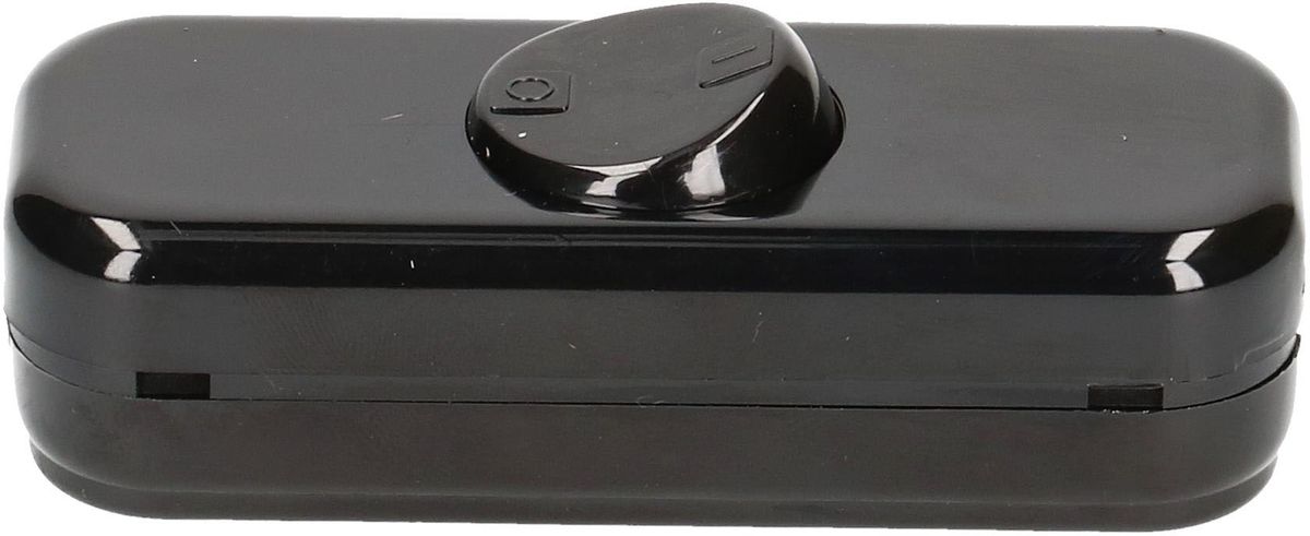 Schnurschalter 2polig AUS 10A schwarz