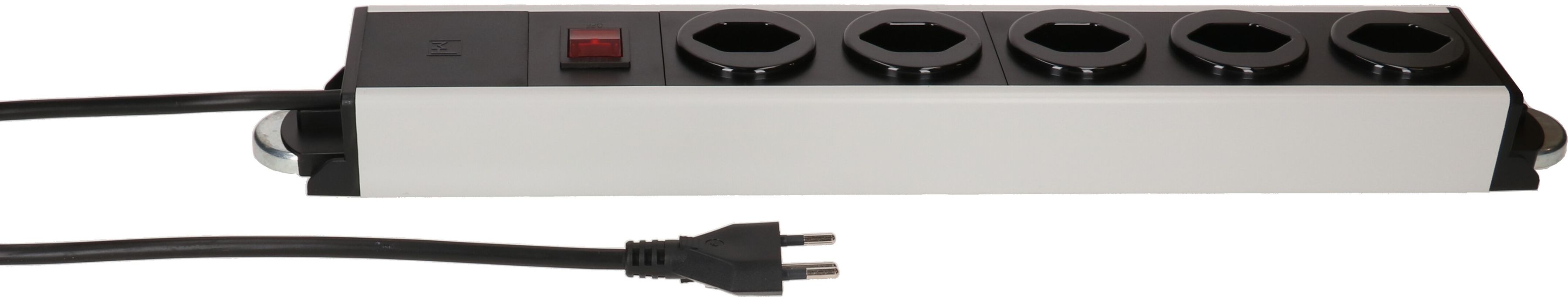 multipresa Power Line 5x tipo 13 gr/ne interruttore 1.5m magnete