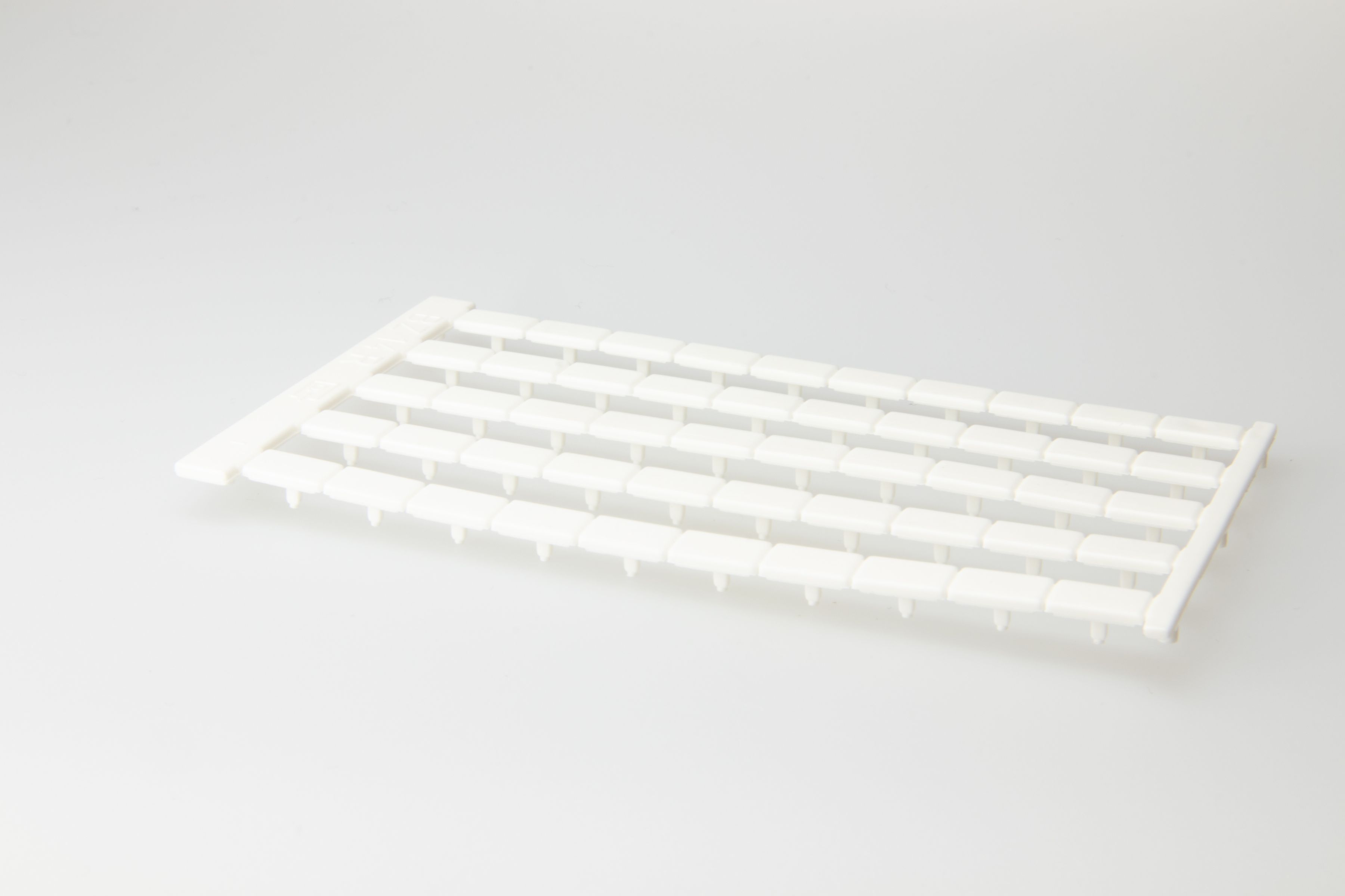 Bezeichnungsstreifen weiss BZ 14 RU