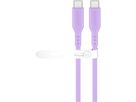 Ladekabel USB-C Silikon 1.5m violett