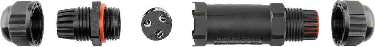 Kabelverbinder IP68 schwarz 10cm
