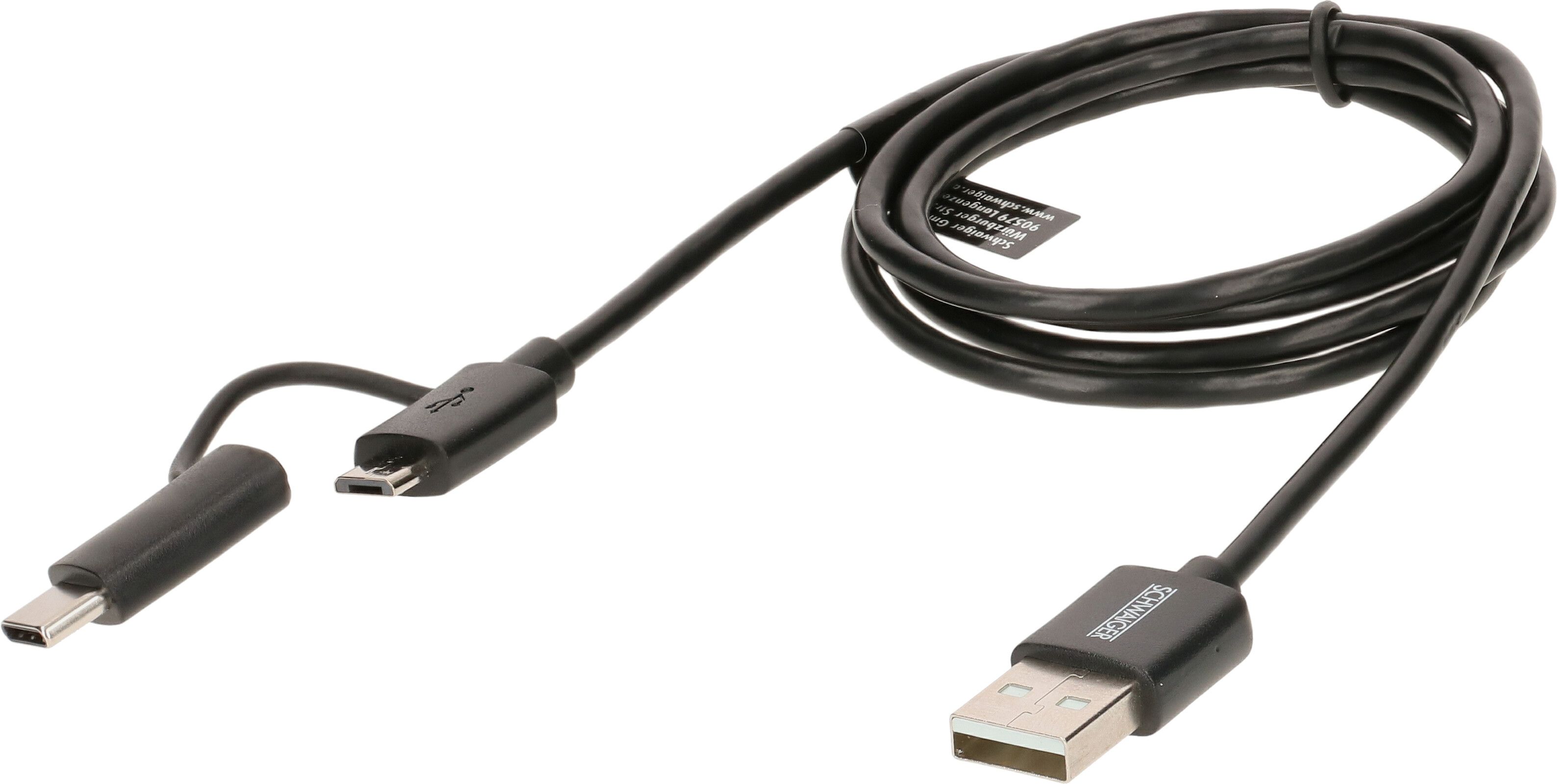 USB 3.1 cavo adattatore 1.0m nero