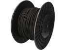 câble textile TD H05VV-F3G1.0, noir
