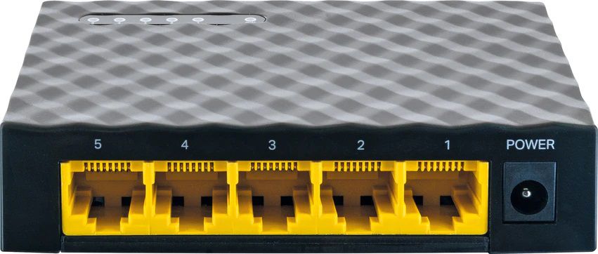 Netzwerkswitch 5-fach 1000 Mbit/s schwarz