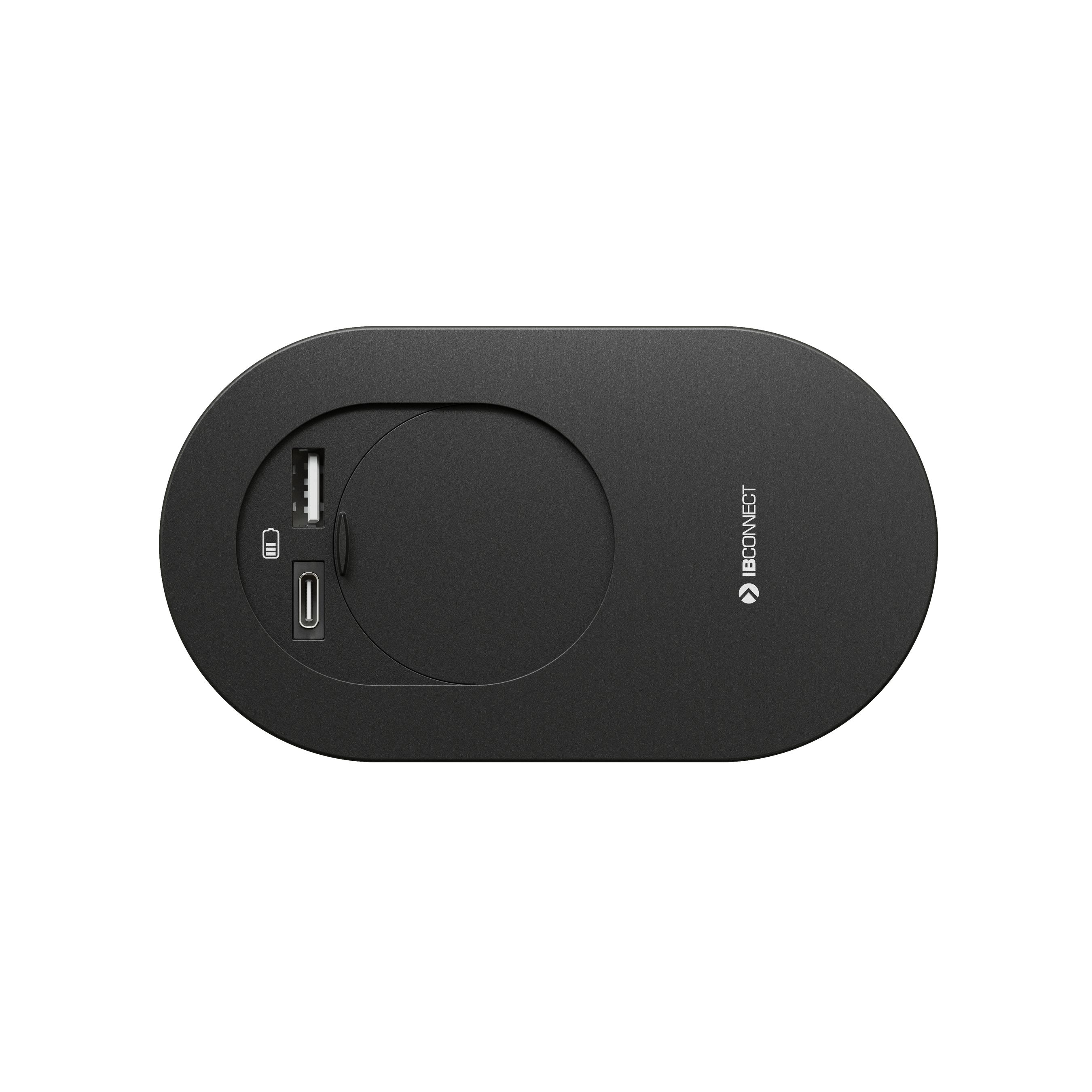 ORBIT bloc multiprise noir 1x type 13 1x USB-A/C