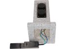 colonne de prises de jardin 2x type 13 IP55 prog.hor. pierre bc