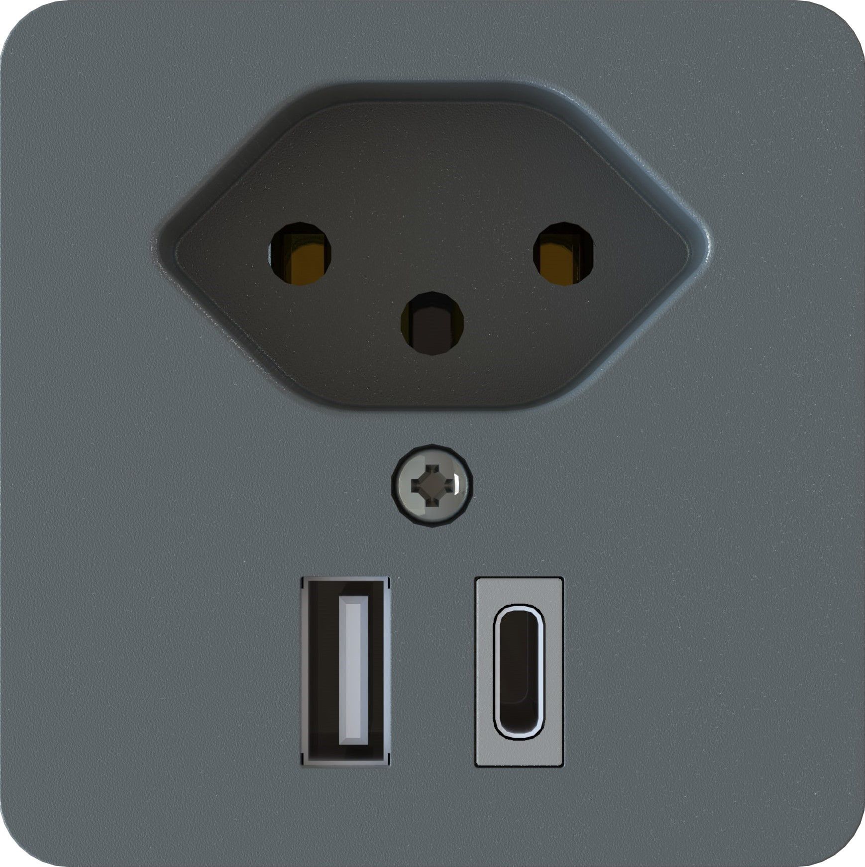 piccola combinazione tipo 13 / USB-A+C 18W in.+pl.fr. priamos ant