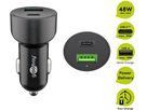 adattatore di ricarica rapida USB auto USB-C PD USB-A QC 48W ne