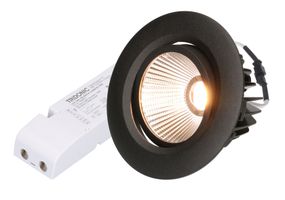 LED-Einbauspot AXO DALI schwarz matt, 3000K, 920lm, 38°