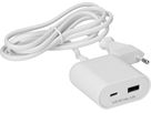 USB Charger 3.5A with Cord white