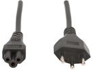 câble d'appareil TDLR H03VV-F3G0.75 0.5m noir type 12/C5