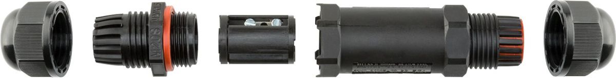 Kabelverbinder IP68 schwarz 10cm