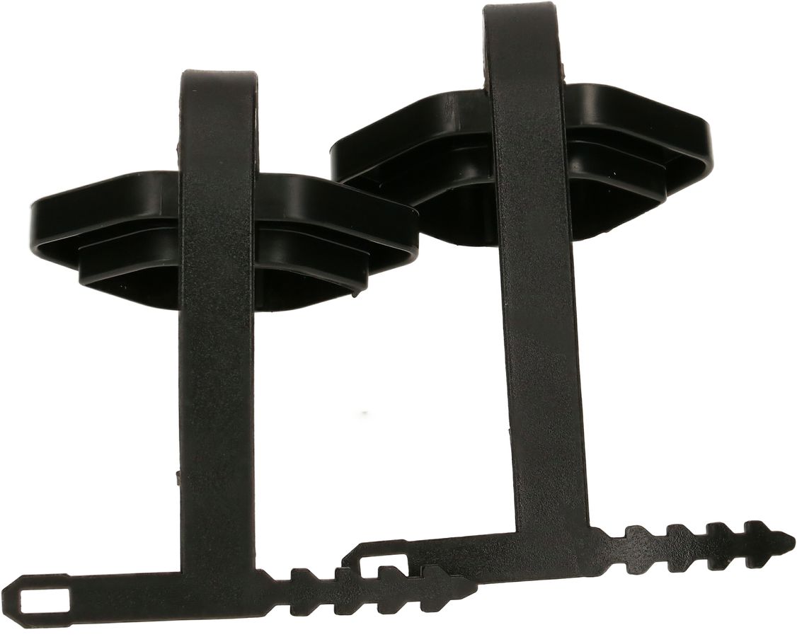 copertura di protezione per presa tipo 13 nero, 2 pezzi