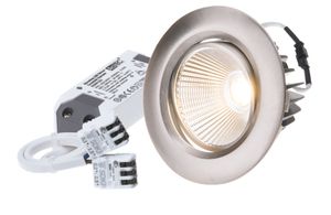 LED-Downlight "AXO" nickel brushed, 3000K, 960lm, 38°