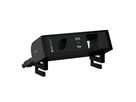 SUPRA bloc multiprise noir 1x type 13 1x USB-A/C 1x module vide