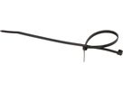 Cable ties reopenable 3.5x150mm black