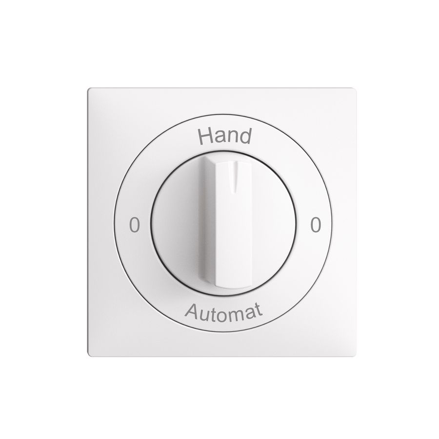 Drehschalter Schema 2/1L 0-Hand-0-Automat Ein.+Fr.p. EdizioDue ws