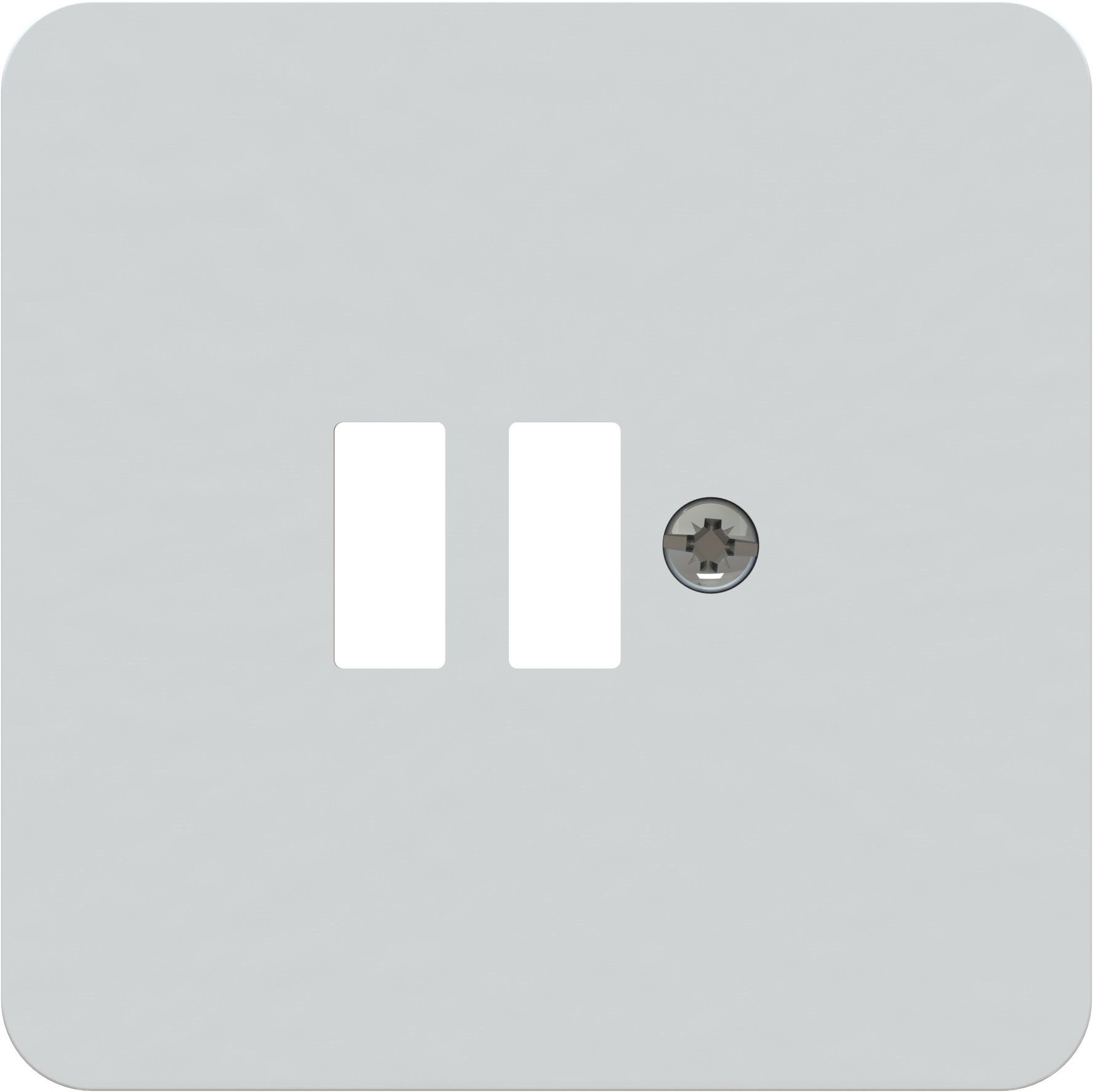 bloc chargeur 2x USB plaque frontale priamos blanc