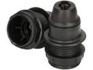 Fassung E14 mit Ring schwarz