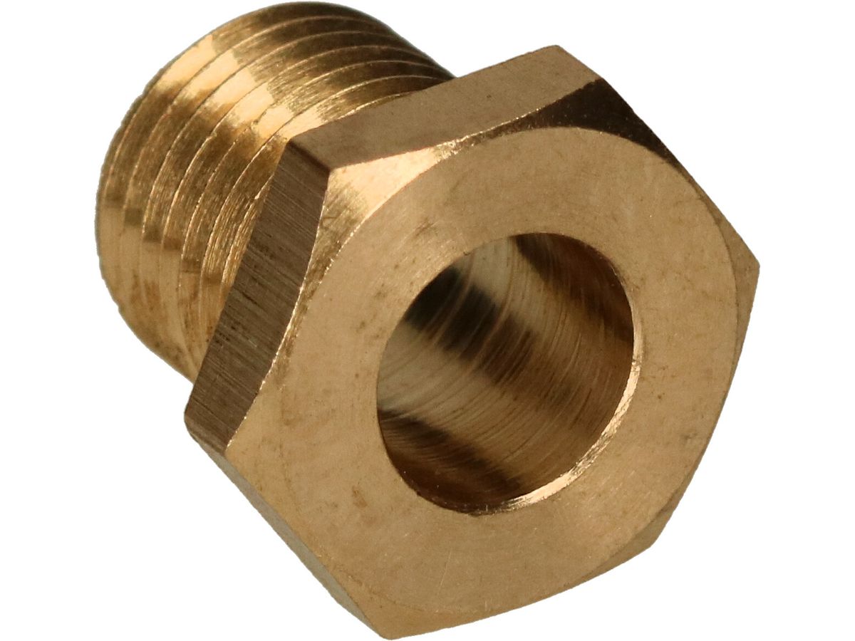 Raccordi maschi in ottone M10x1  13x13mm