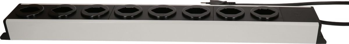 Steckdosenleiste Power Line 8x Typ 13 grau/schwarz 1.5m