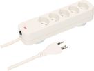 Steckdosenleiste Swiss Line 5x Typ 13 weiss Magnet