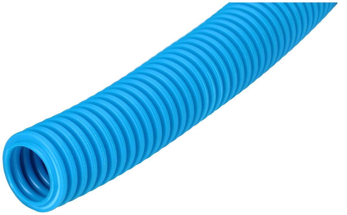 tube ondulé électrique M25 L=50m bleu