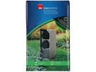 Gartensteckdosensäule 2x Typ 13 IP55 mit Zeitschaltuhr Stahl