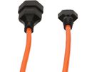 EPR/PUR-Verlängerung H07BQ-F3G1.5 5m orange Typ 23 / Typ 23