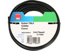 Cable H03VVH2-F2x0.75mm2 black