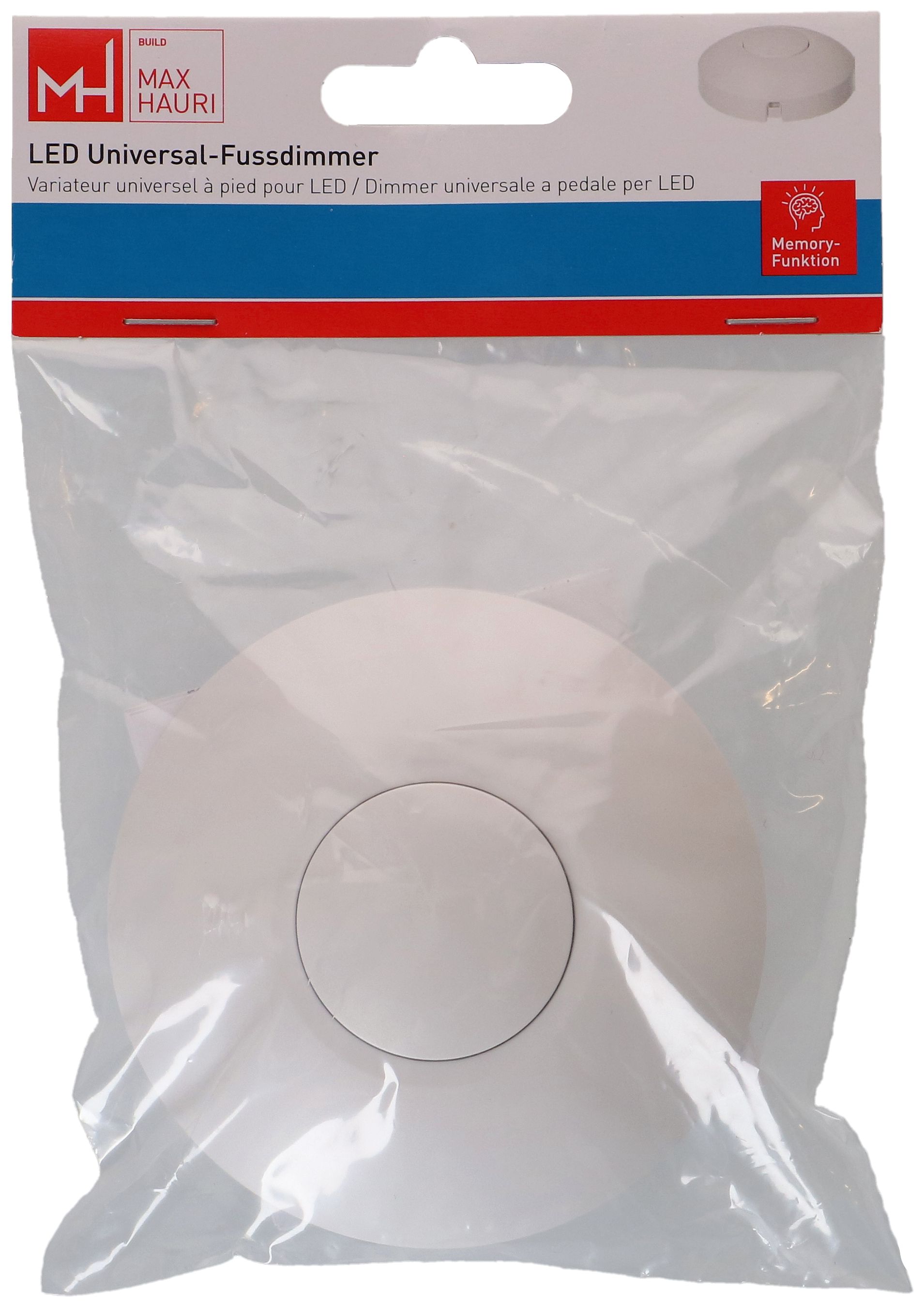 variateur universel au pied LED fonction mémoire intégrée blanc