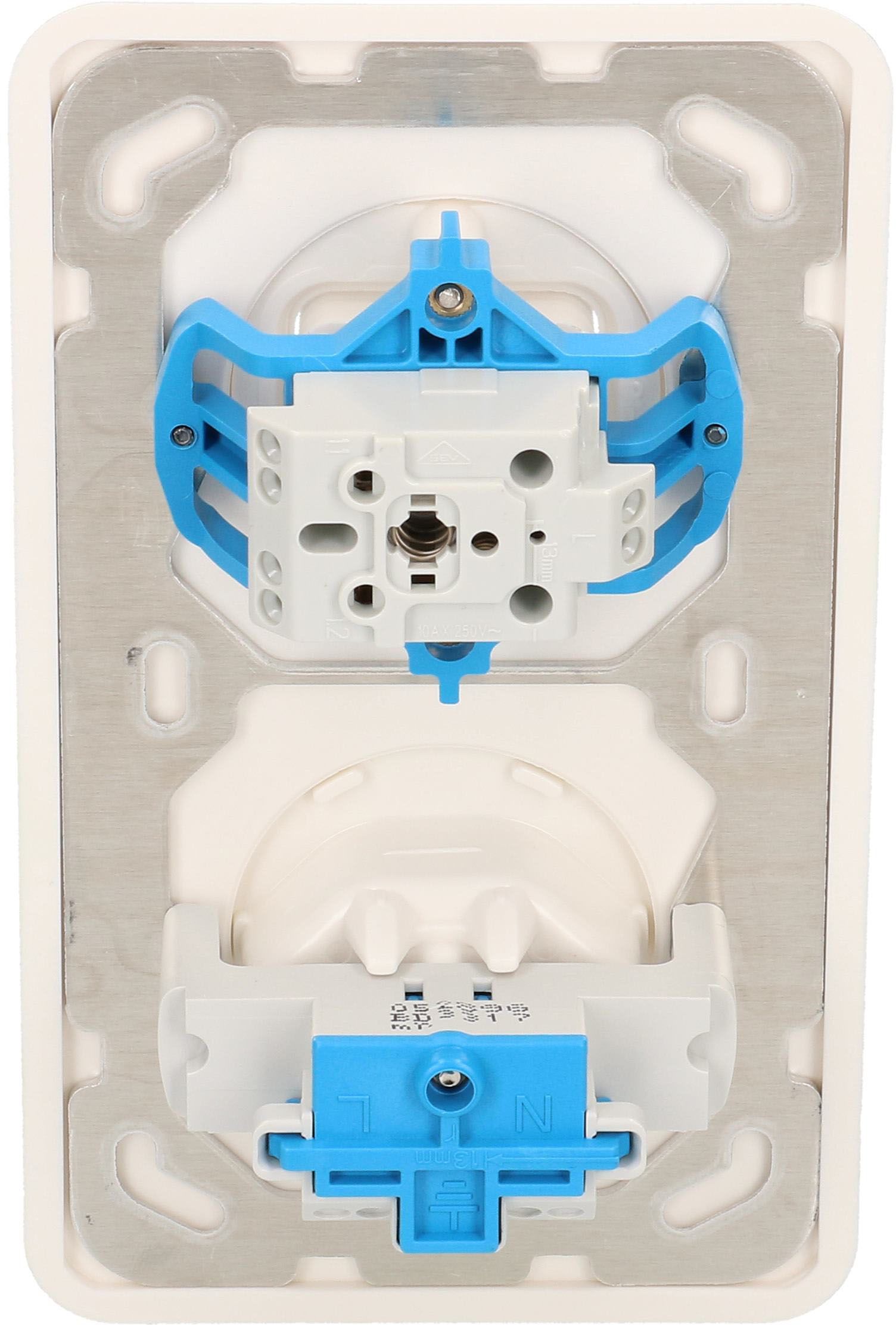 combinazione schema 3 / tipo 13 dim.2x1 INC Basico bianco