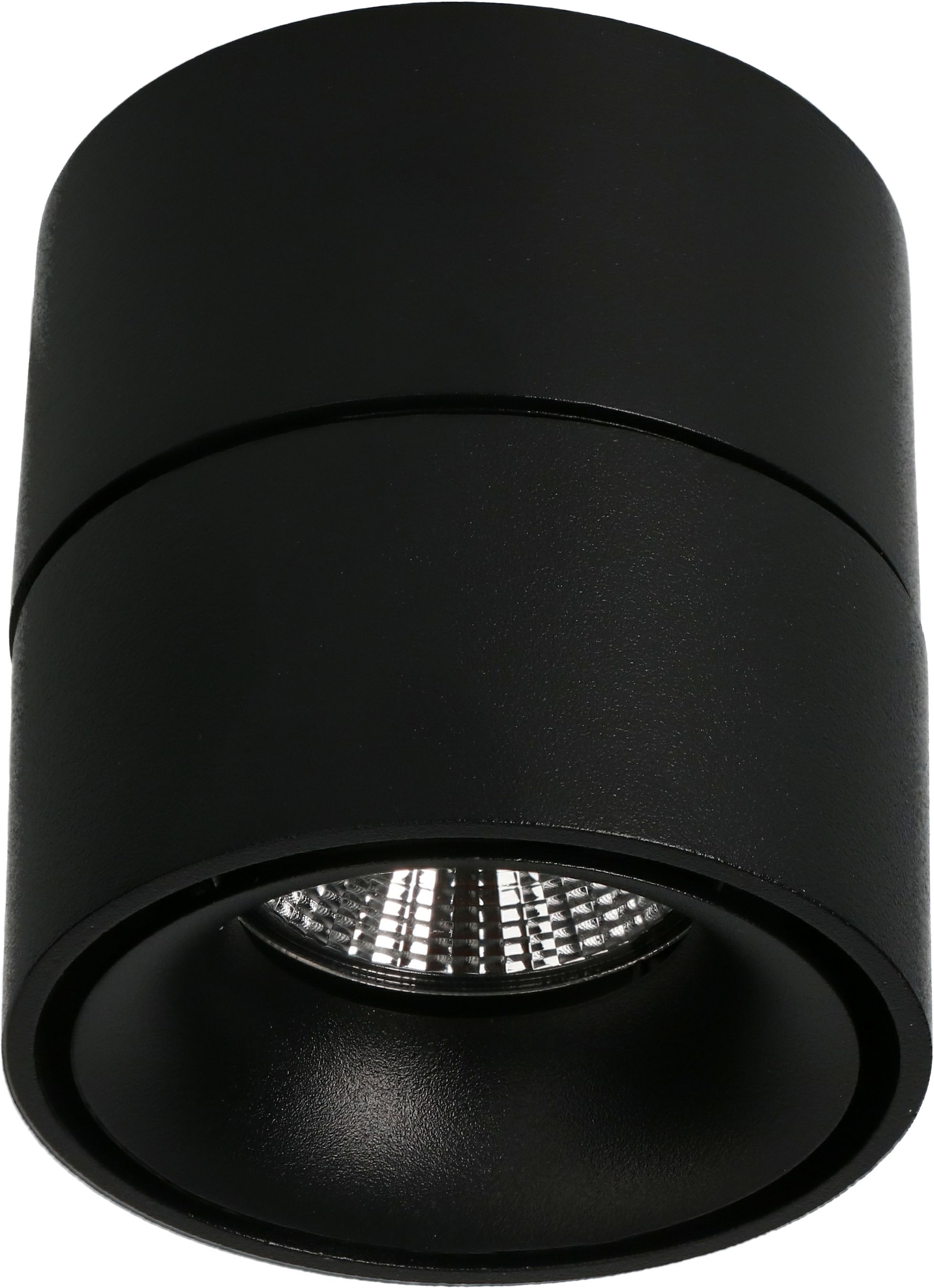 LED plafonnier SHINE mat noir 3000K 760lm 36°
