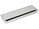 Kabeldurchführung 240mm eckig silber eloxiert