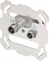 Radio/TV/SAT Stichdose 2dB ohne Isolation Einsatz +Flansch