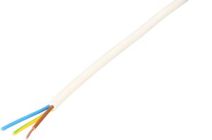 Cable H03VV-F3G0,75mm2 white