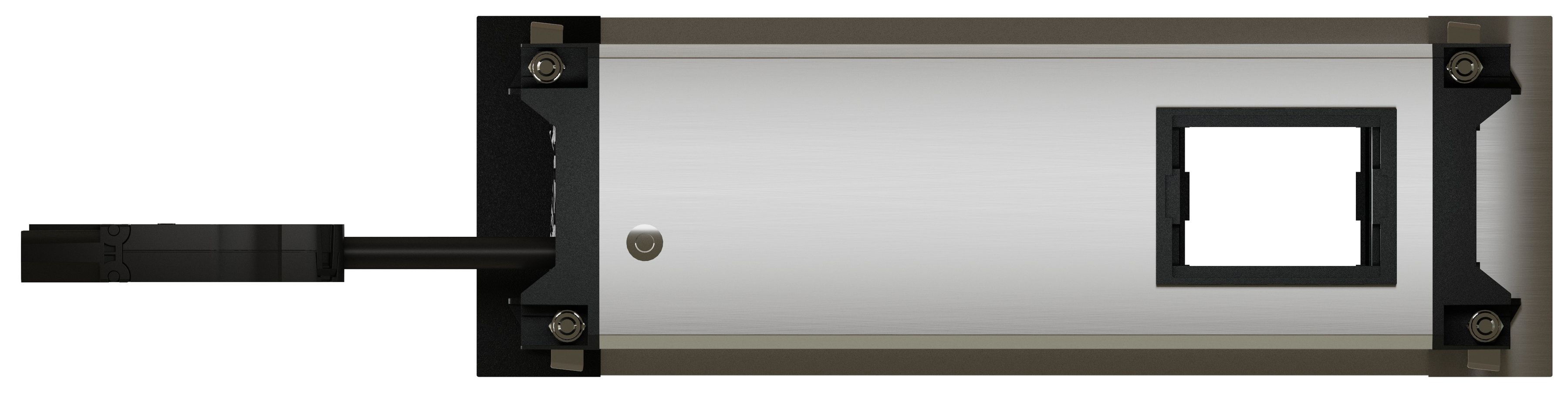 INTRO2.0 Steckdoseneinheit eloxiert 2x Typ 13 1x Leermodul