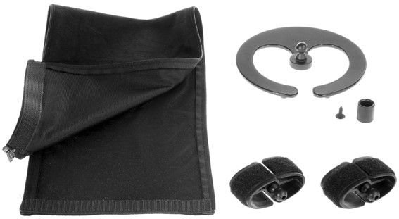 set di serpente del cavo Premium Tex 0.75m nero RAL9005